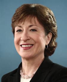 Official portrait of Susan Margaret Collins
